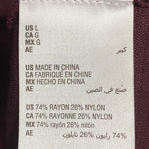 ALFANI WO SIZE LARGE DEEP WINE COLOR OVERSIZED SOFT COWL NECK SWEATER CLEAN - Picture 4 of 10